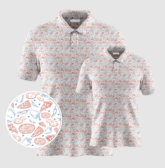Pizza Time Matching Polos